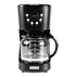 Haden 12-Cup Programmable Coffee Maker - Black & Chrome