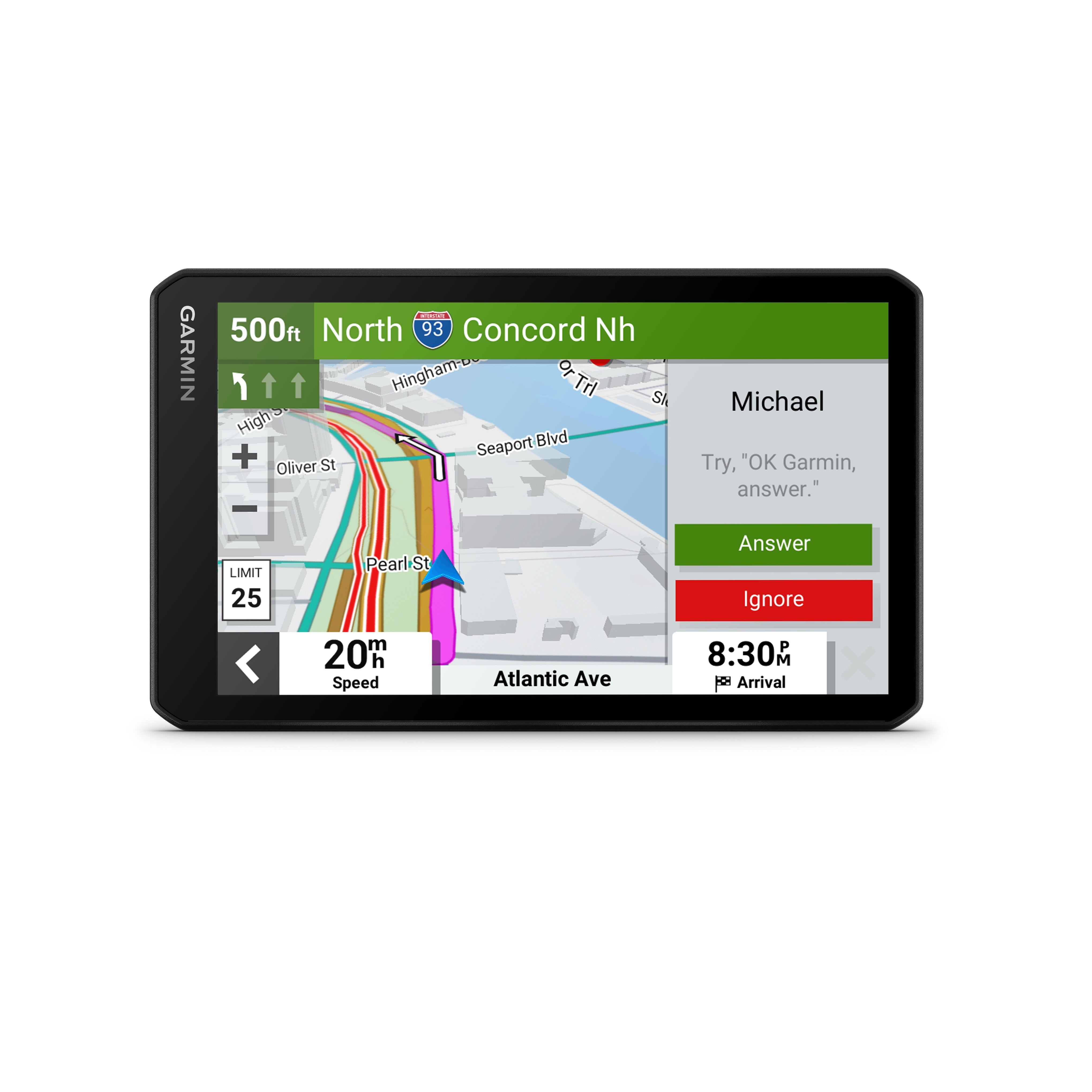 Garmin DriveCam™ 76 7-in Display GPS Navigator with Built-In Dash Cam - Black