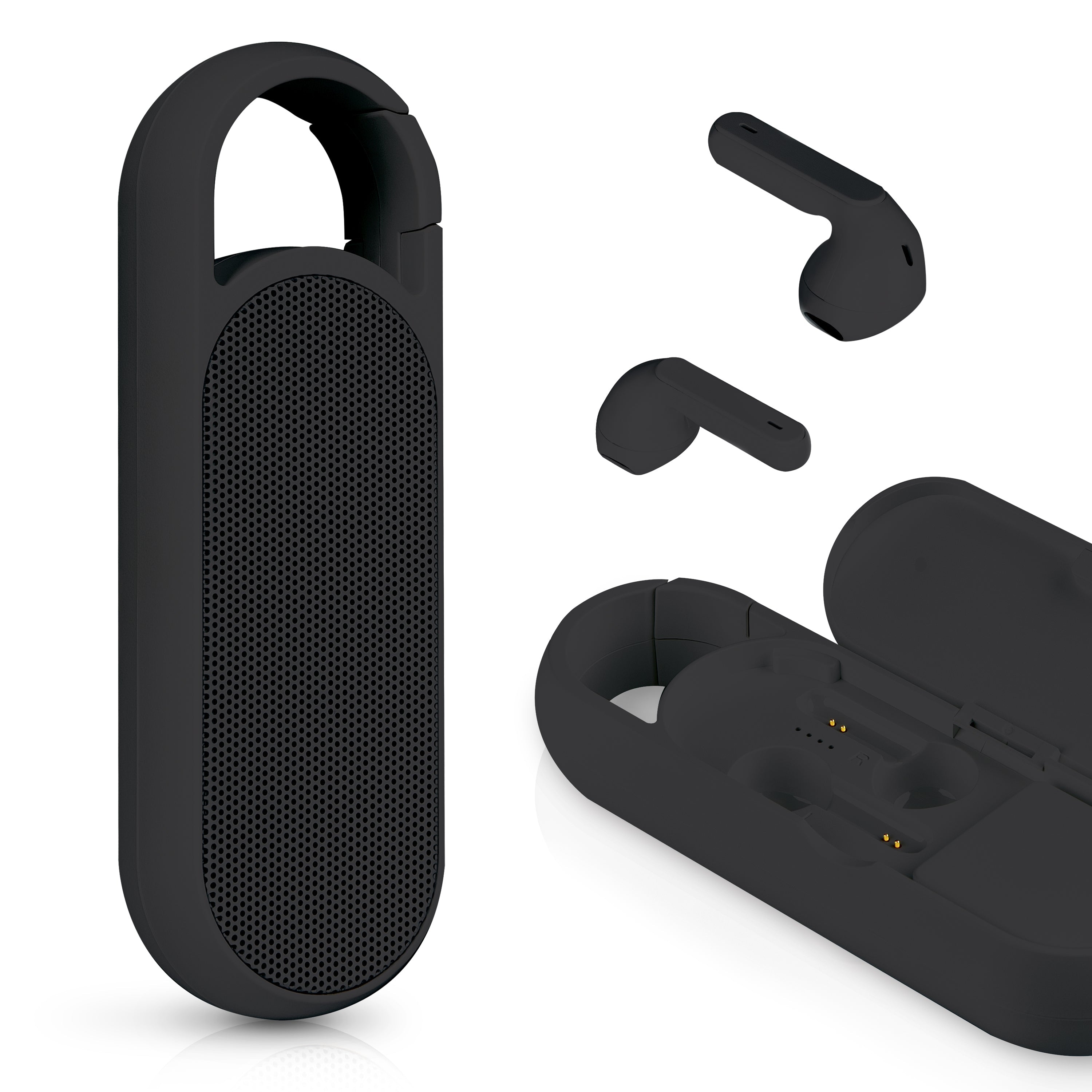 Acoustic Research All-in-1 Duo Wireless Speaker / TWS Earbuds & Charging Case