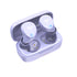 iLuv Bubble Gum Air True Wireless Bluetooth 5.0 In-Ear Earbuds with Charging Case - Purple