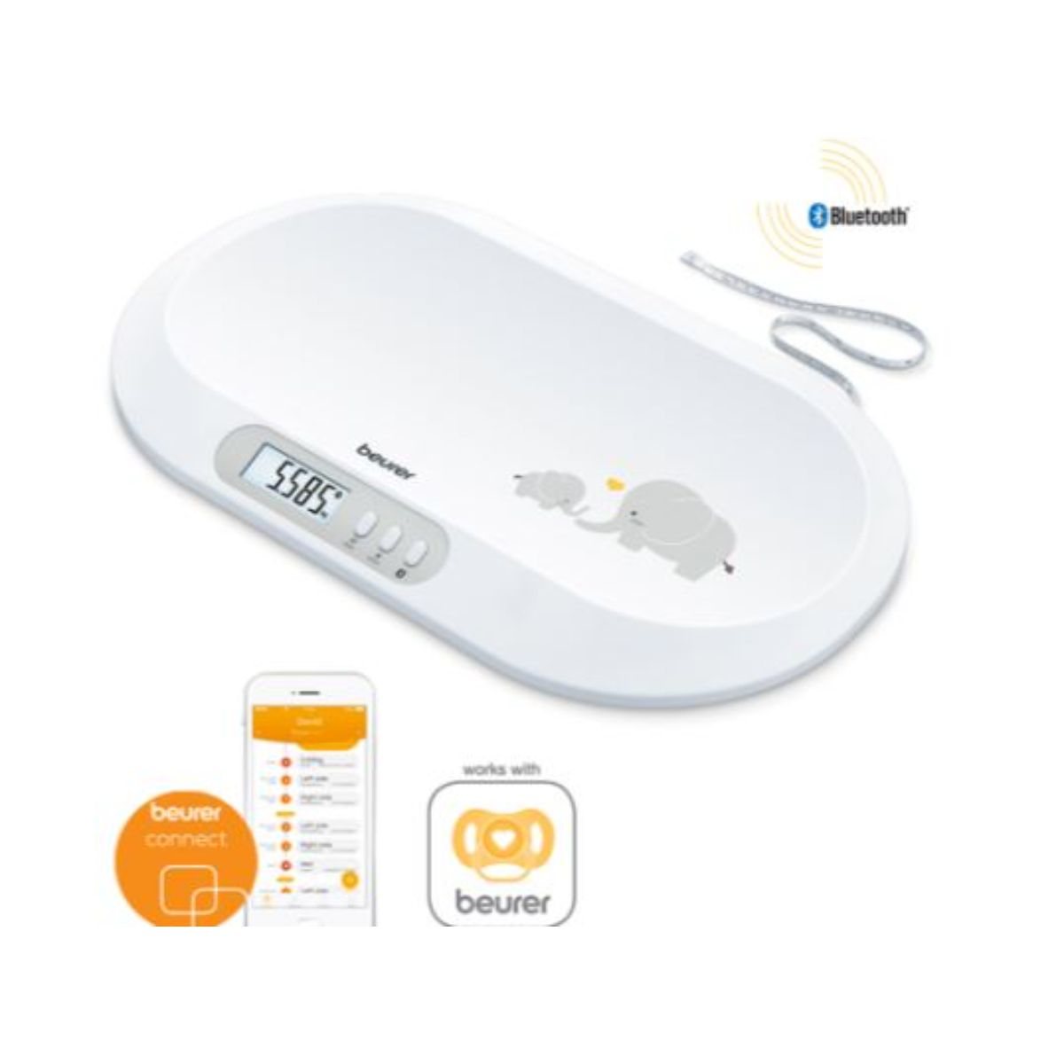 Beurer Baby Scale with Bluetooth