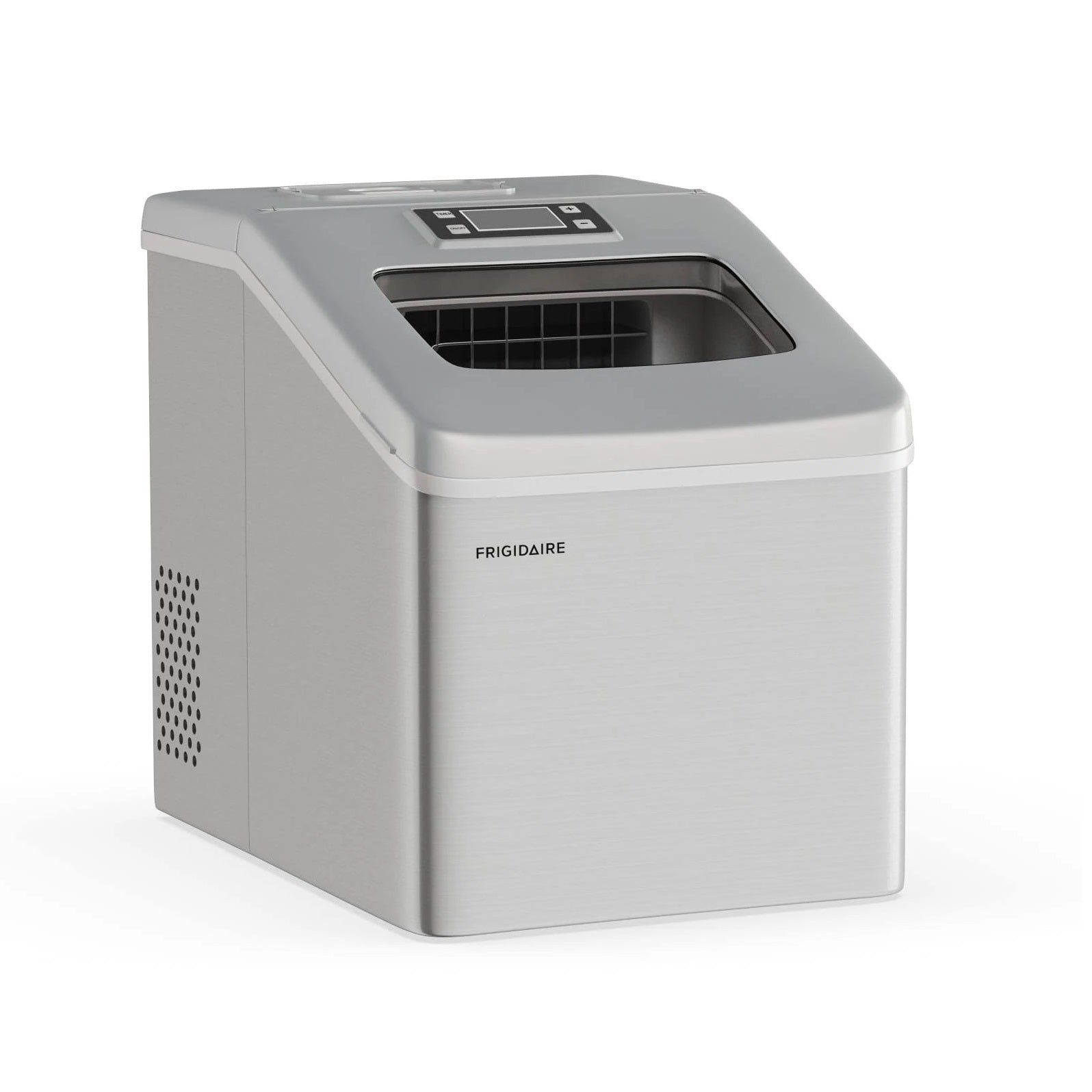 Frigidaire Portable Countertop Compact 40-lb Square Shaped Ice Maker with Window