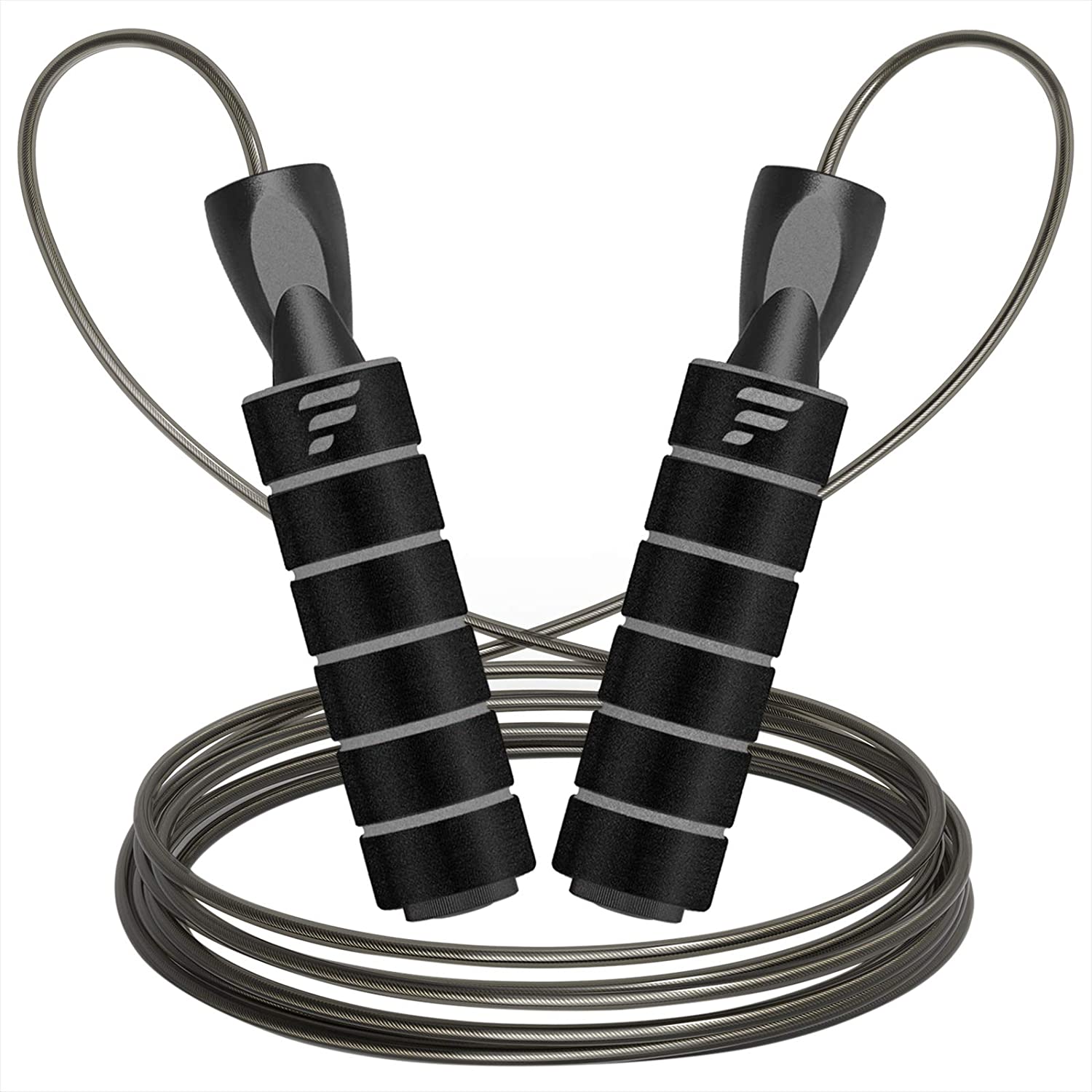 Letsfit JR01 Adjustable Jump Rope with Foam Handles