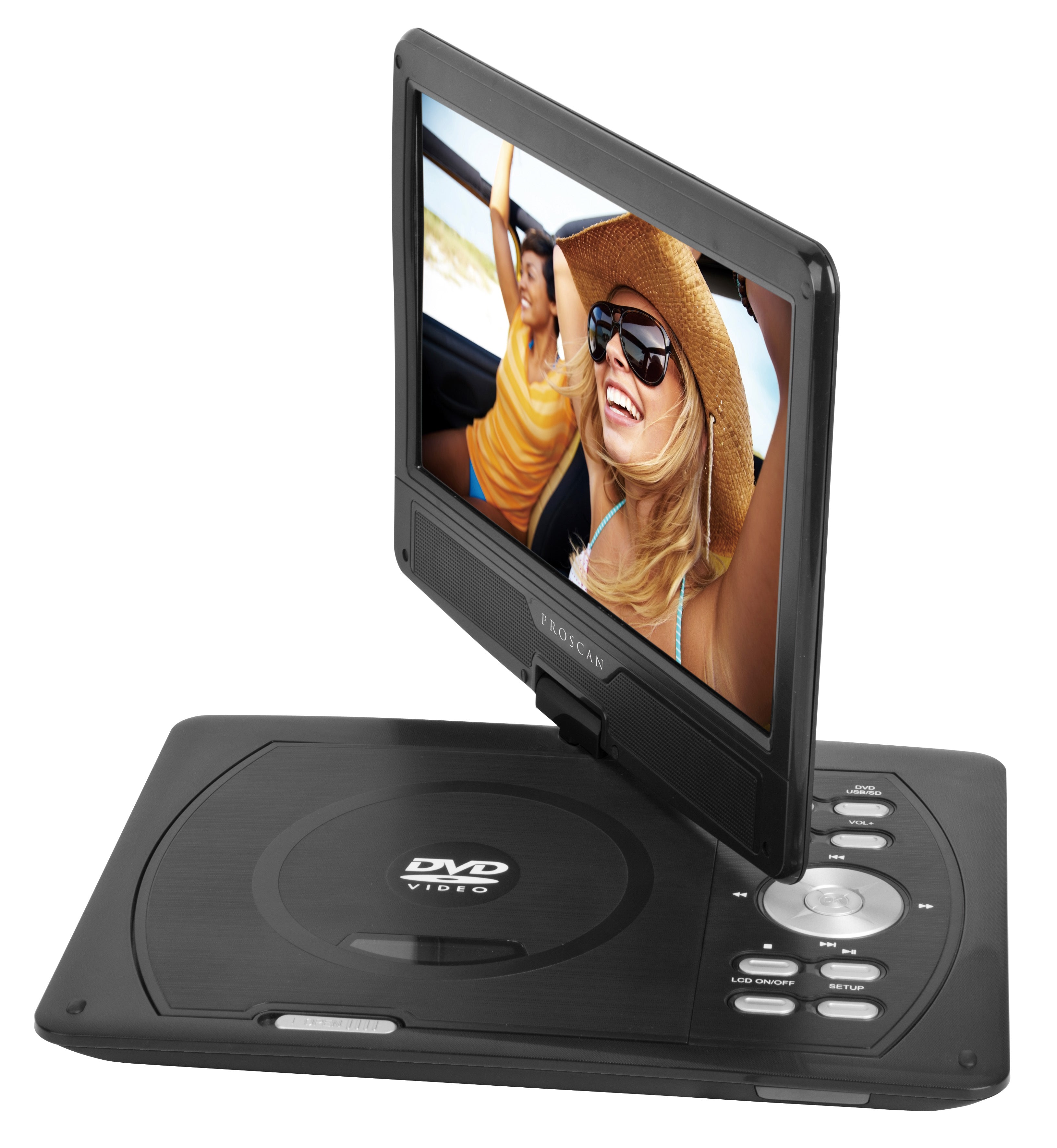 Proscan 10-in Portable DVD Player - Black