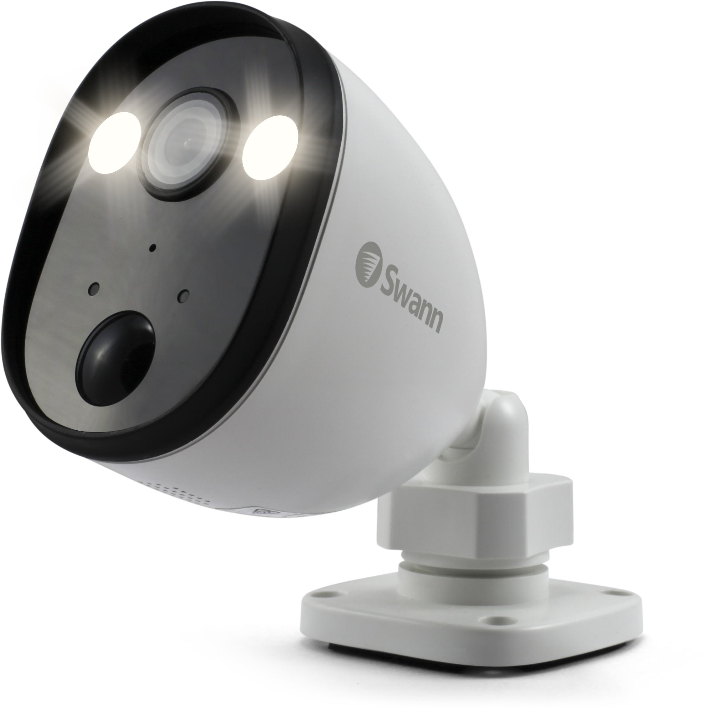 Swann Spotlight 1080p 2-Way Audio with True Detect Thermal Sensing Outdoor WiFi Security Camera - White