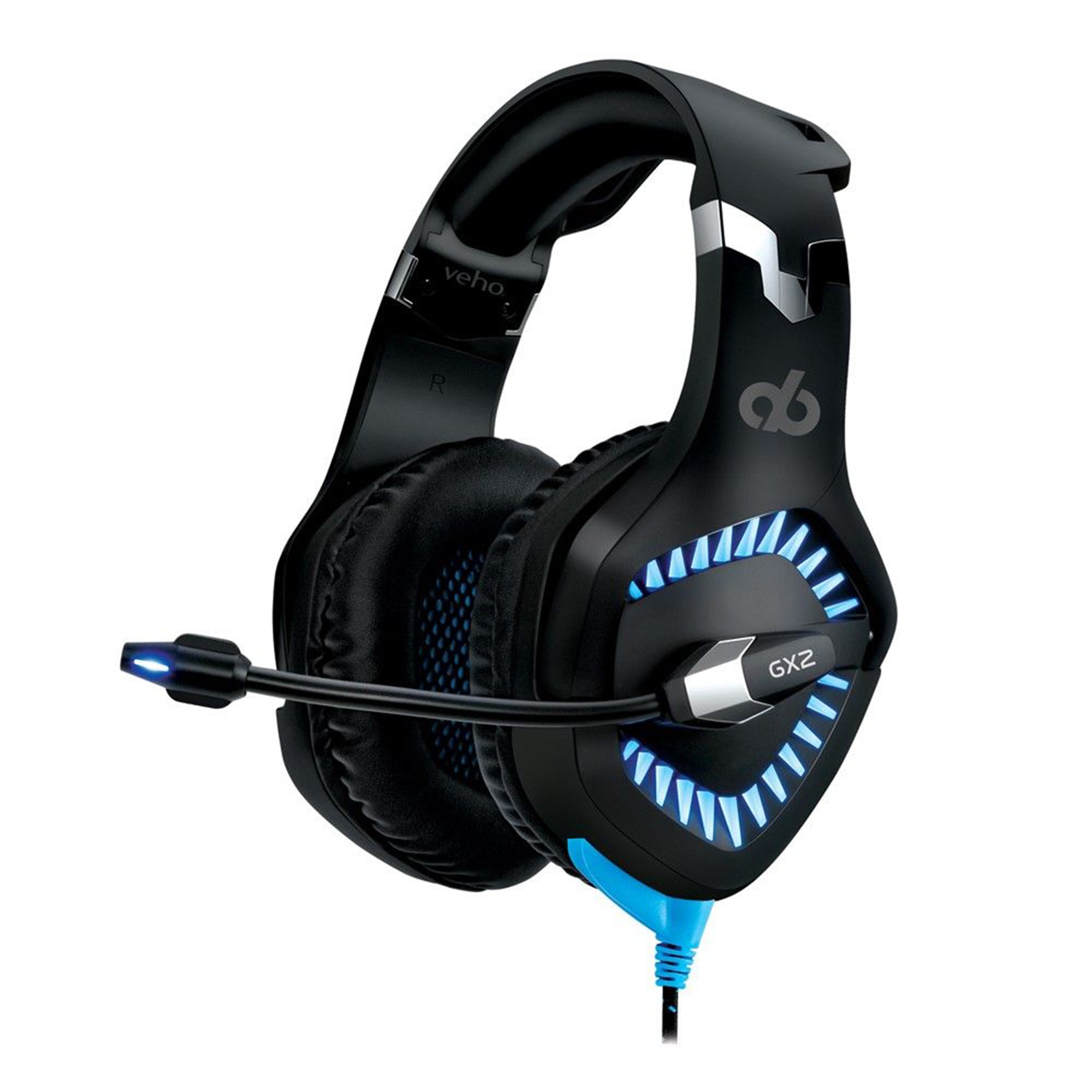 Veho Alpha Bravo GX-2 Gaming Headset with UBU 7.1 Surround Sound - Black